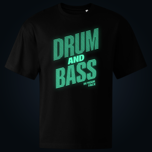 DRUM AND BASS oversized t-shirt