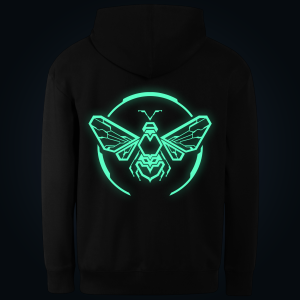 ELECTRIC BEE hoodie back print
