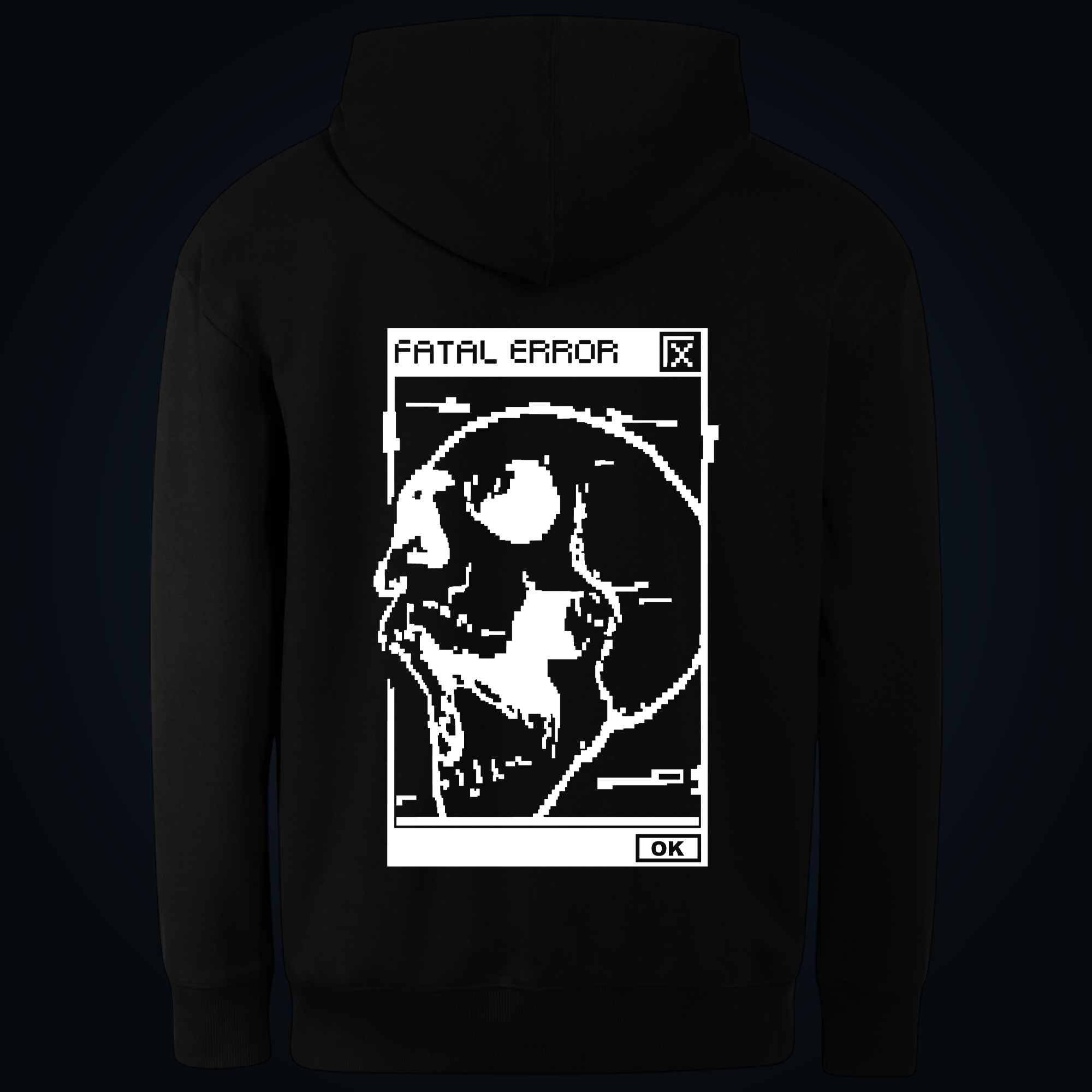 FATAL ERROR hoodie back print - Image 2