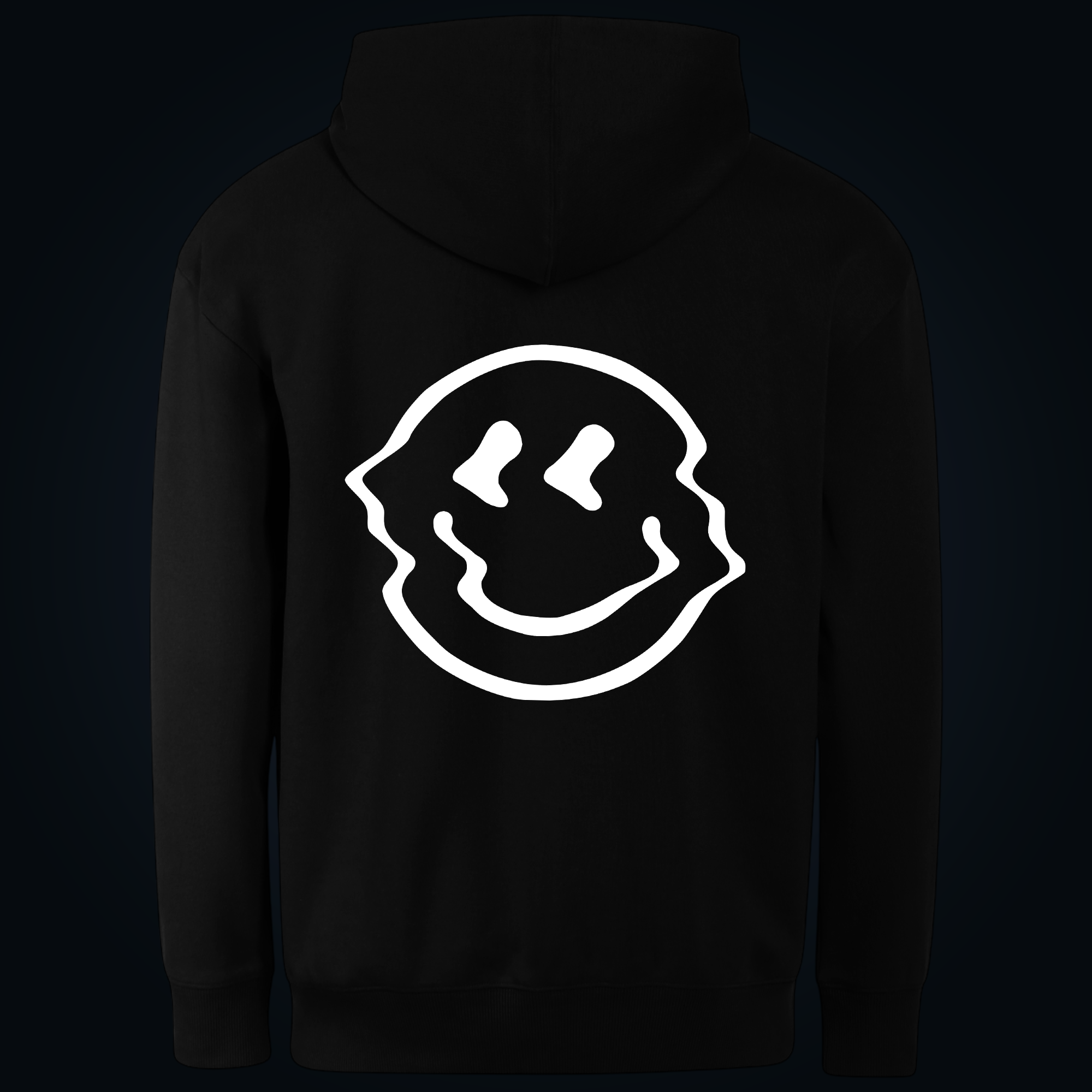 GLITCHED hoodie back print - Image 2