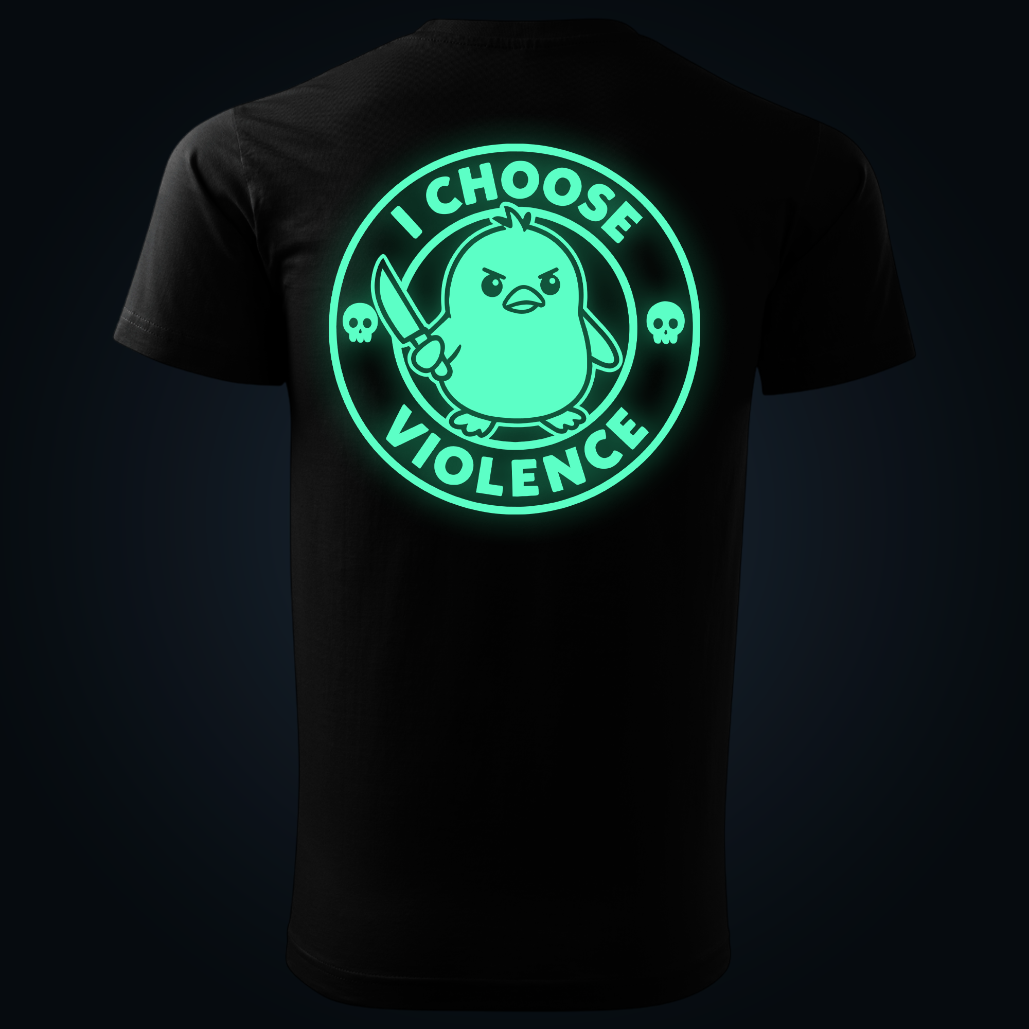 I CHOOSE VIOLENCE back print