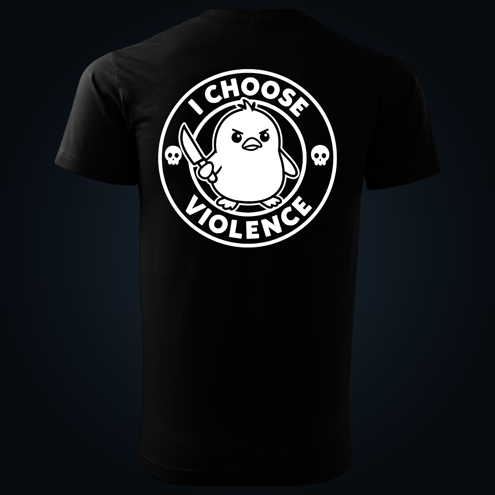 I CHOOSE VIOLENCE back print - Image 2