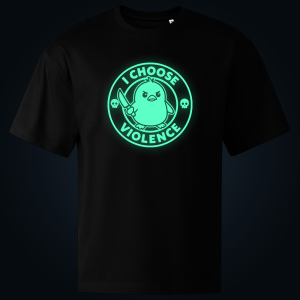 I CHOOSE VIOLENCE oversized t-shirt