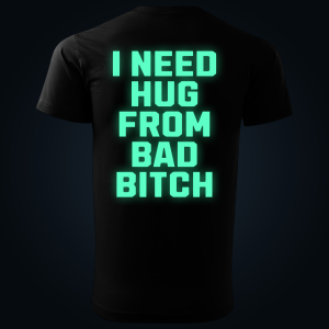 I NEED HUG back print