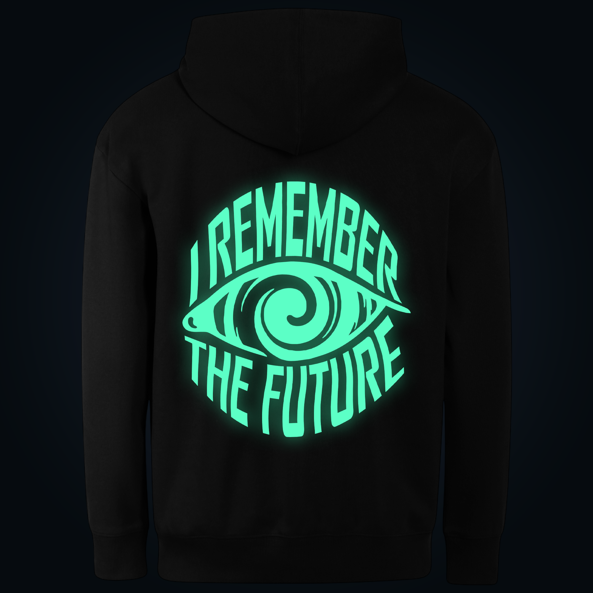 I REMEMBER THE FUTURE hoodie back print