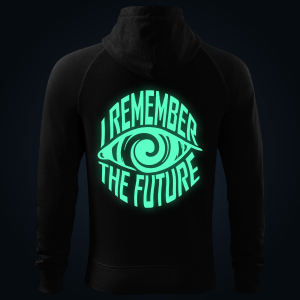 I Remember The Future zipped hoodie