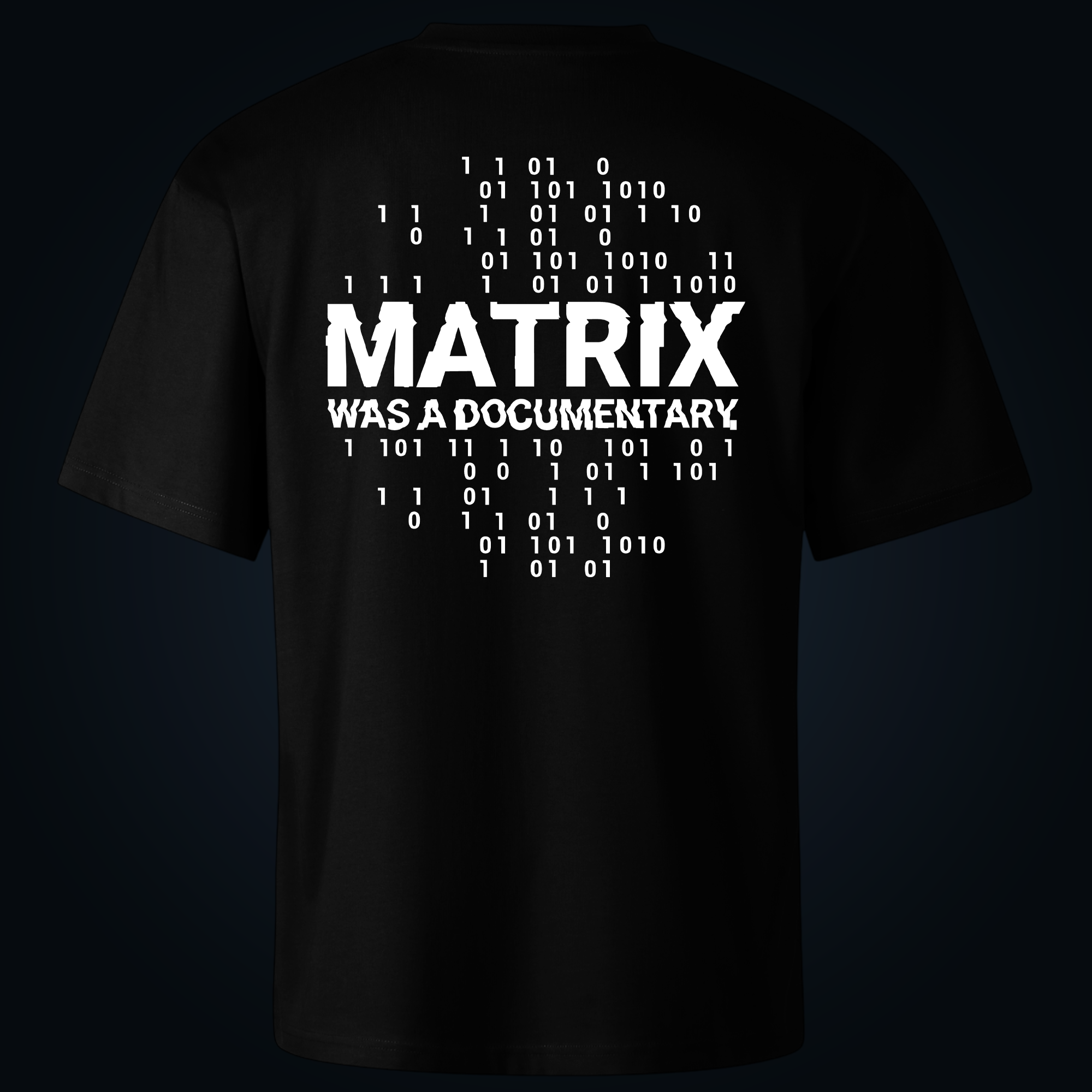 Matrix Was A Documentary oversized t-shirt backprint - Image 2