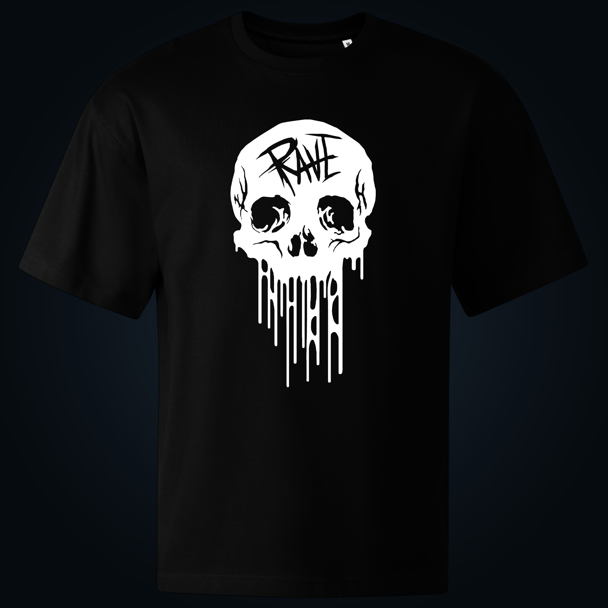 Melting Skull oversized t-shirt - Image 2