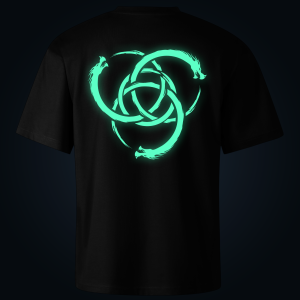Ouroboros oversized t-shirt backprint