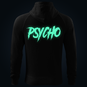 Psycho zipped hoodie