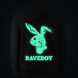RAVEBOY hoodie back print