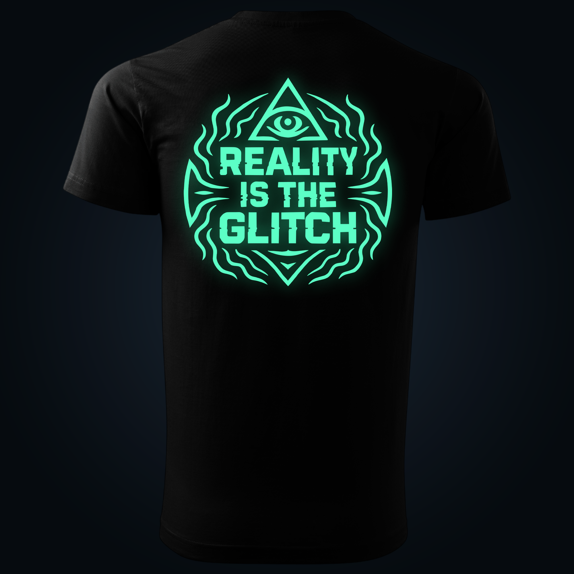 REALITY IS THE GLITCH back print