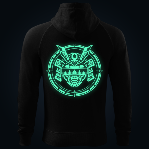 SAMURAI zipped hoodie
