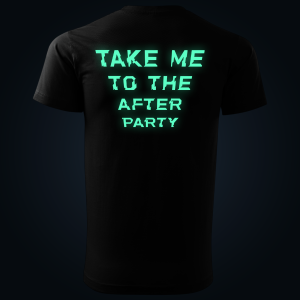 Take Me To The After back print
