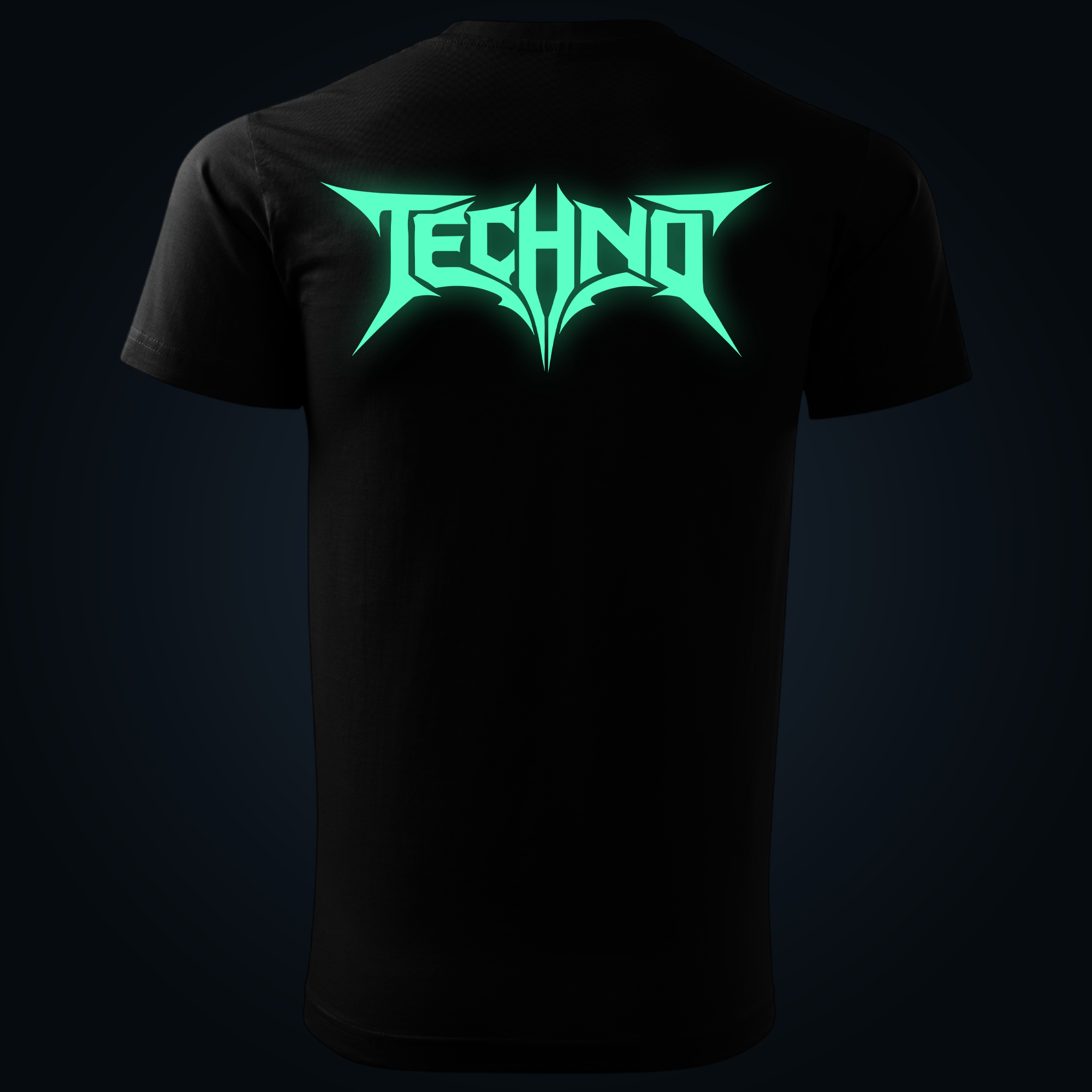 Techno back print