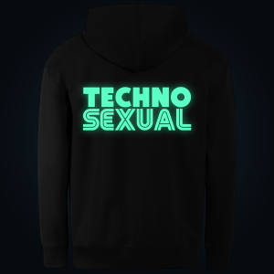TECHNO SEXUAL hoodie back print