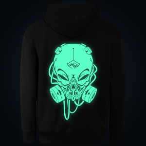 TOXIC VISITOR hoodie back print