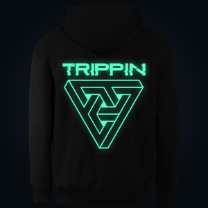TRIPPIN hoodie back print