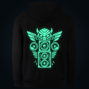 RAVE TOTEM hoodie back print