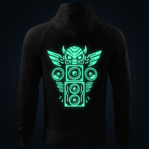 RAVE TOTEM zipped hoodie