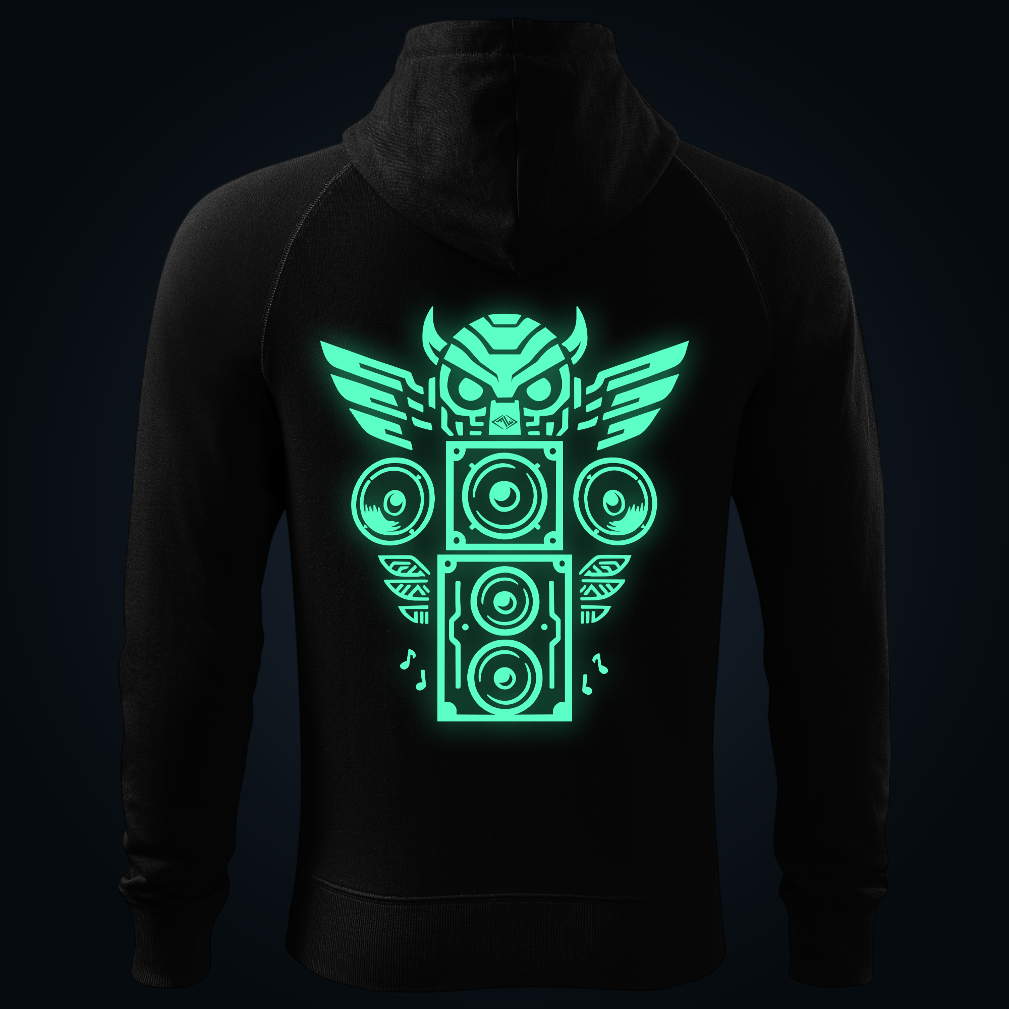 RAVE TOTEM zipped hoodie