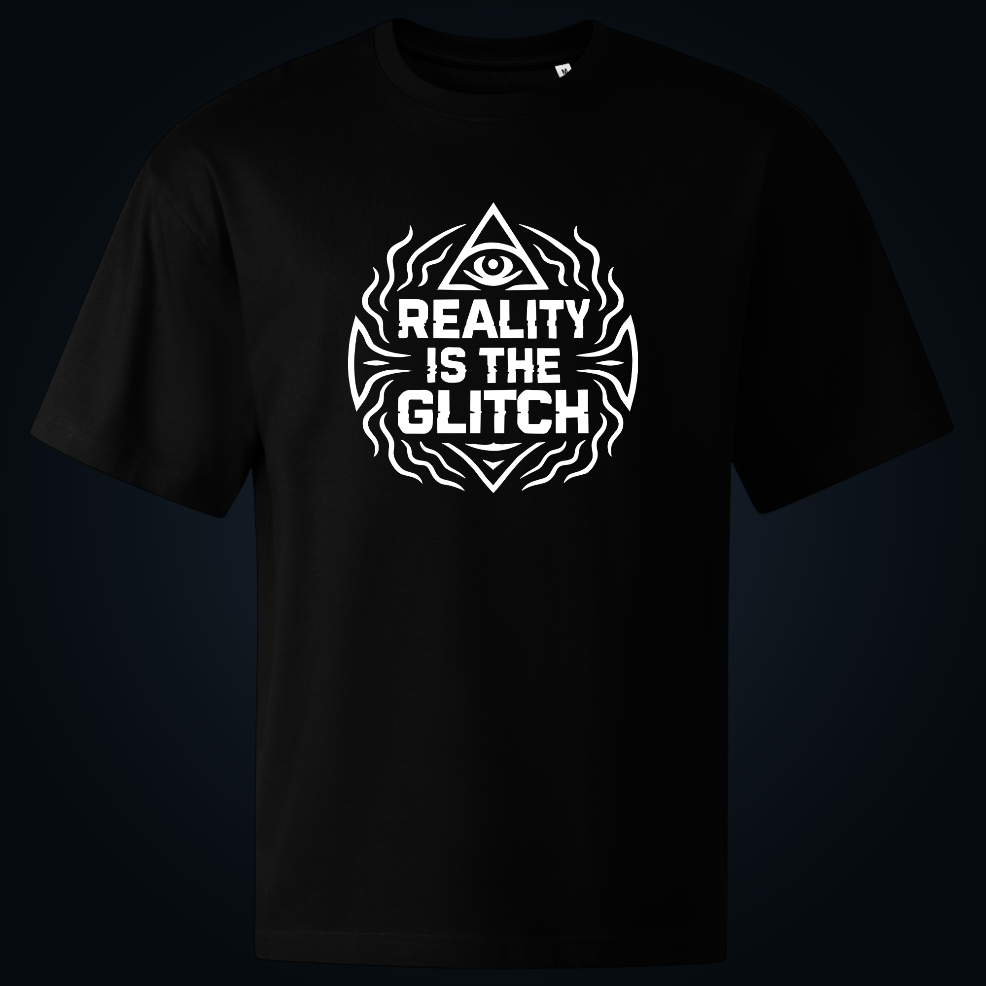 REALITY IS THE GLITCH oversized t-shirt - Image 2