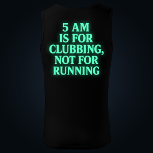 5 AM tank top men back print