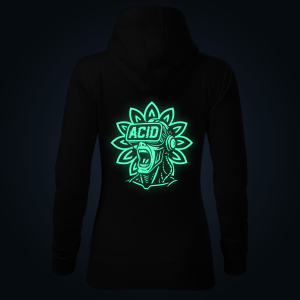 ACID VR women's hoodie back print