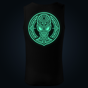 AI AGENT tank top men back print