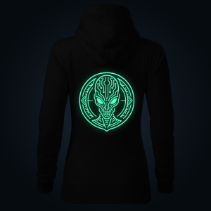 AI AGENT women's hoodie back print