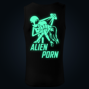 Alien Porn tank top men back print