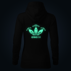 Area 51 women's hoodie back print