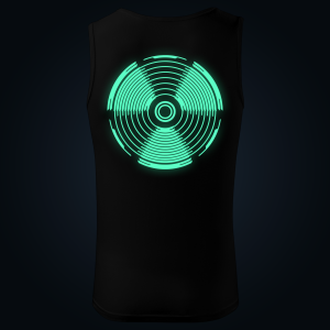 Atomic Core tank top men back print