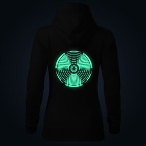 Atomic Core women's hoodie back print