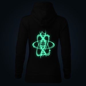 Atomic DNA women's hoodie back print