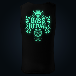 BASS RITUAL tank top men back print