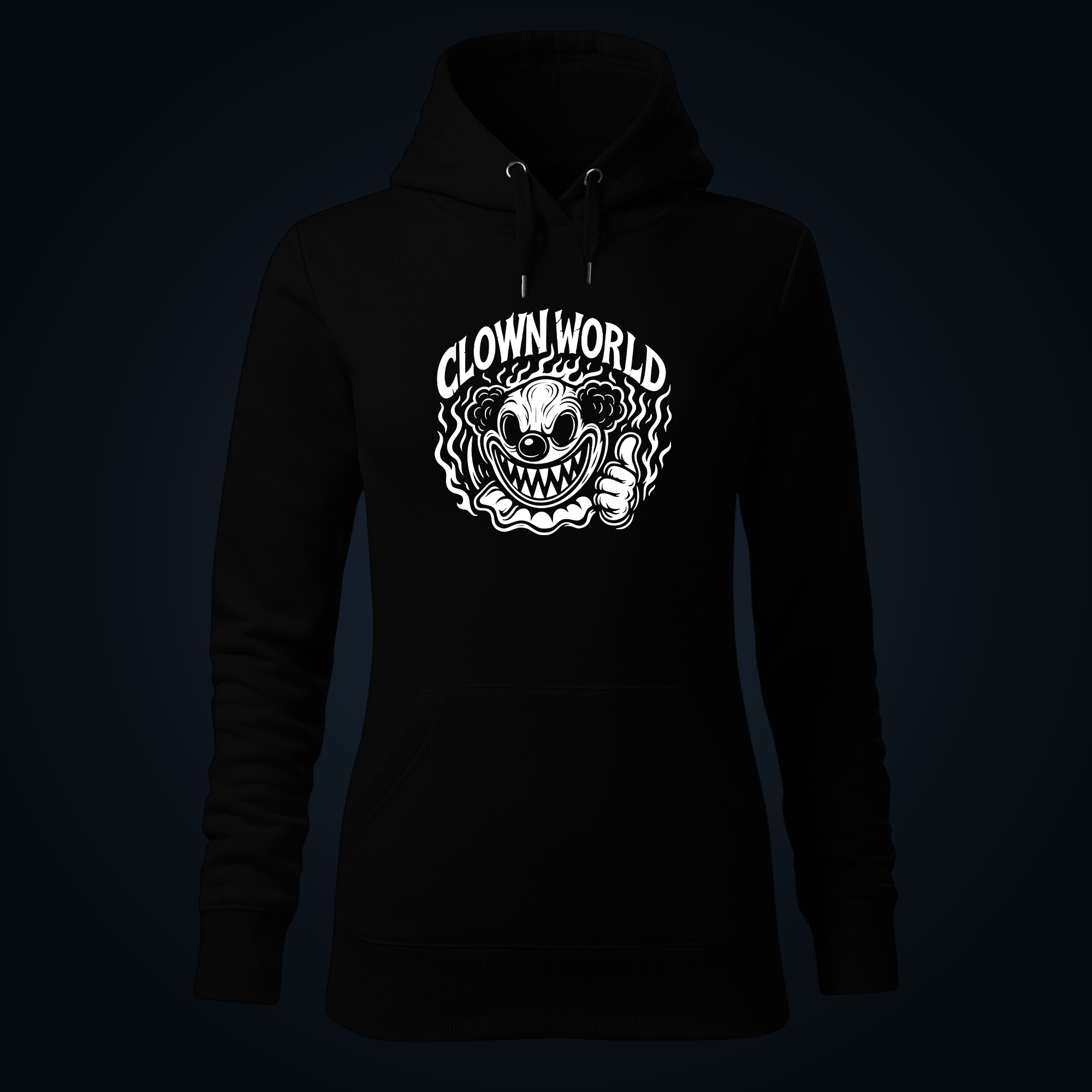 CLOWN WORLD women's hoodie - Image 2