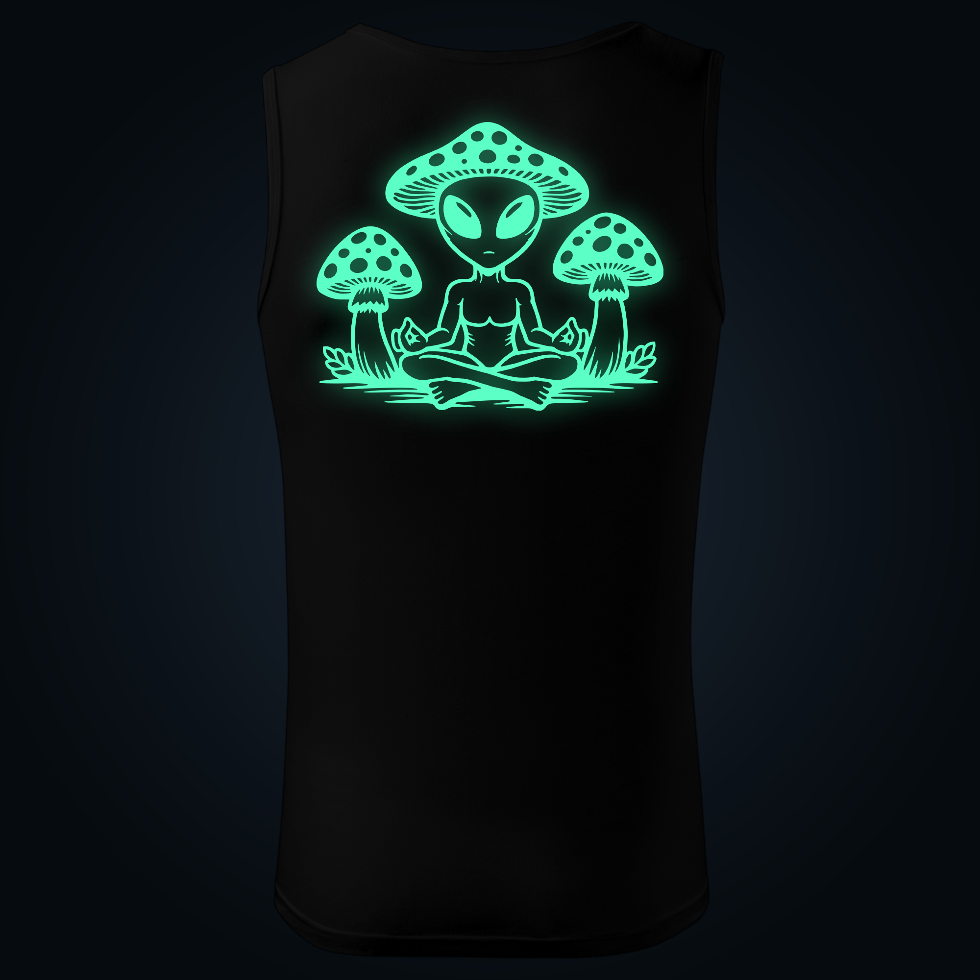 COSMIC SHAMAN tank top men back print