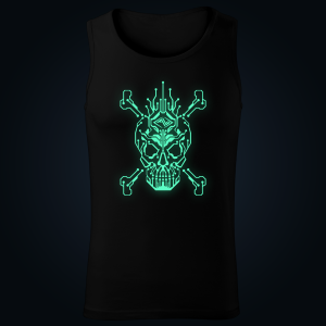Cyber Pirate tank top men