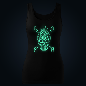 Cyber Pirate tank top women