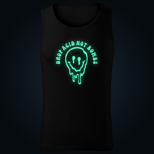 Drop Acid Not Bombs tank top men