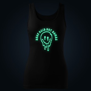 Drop Acid Not Bombs tank top women