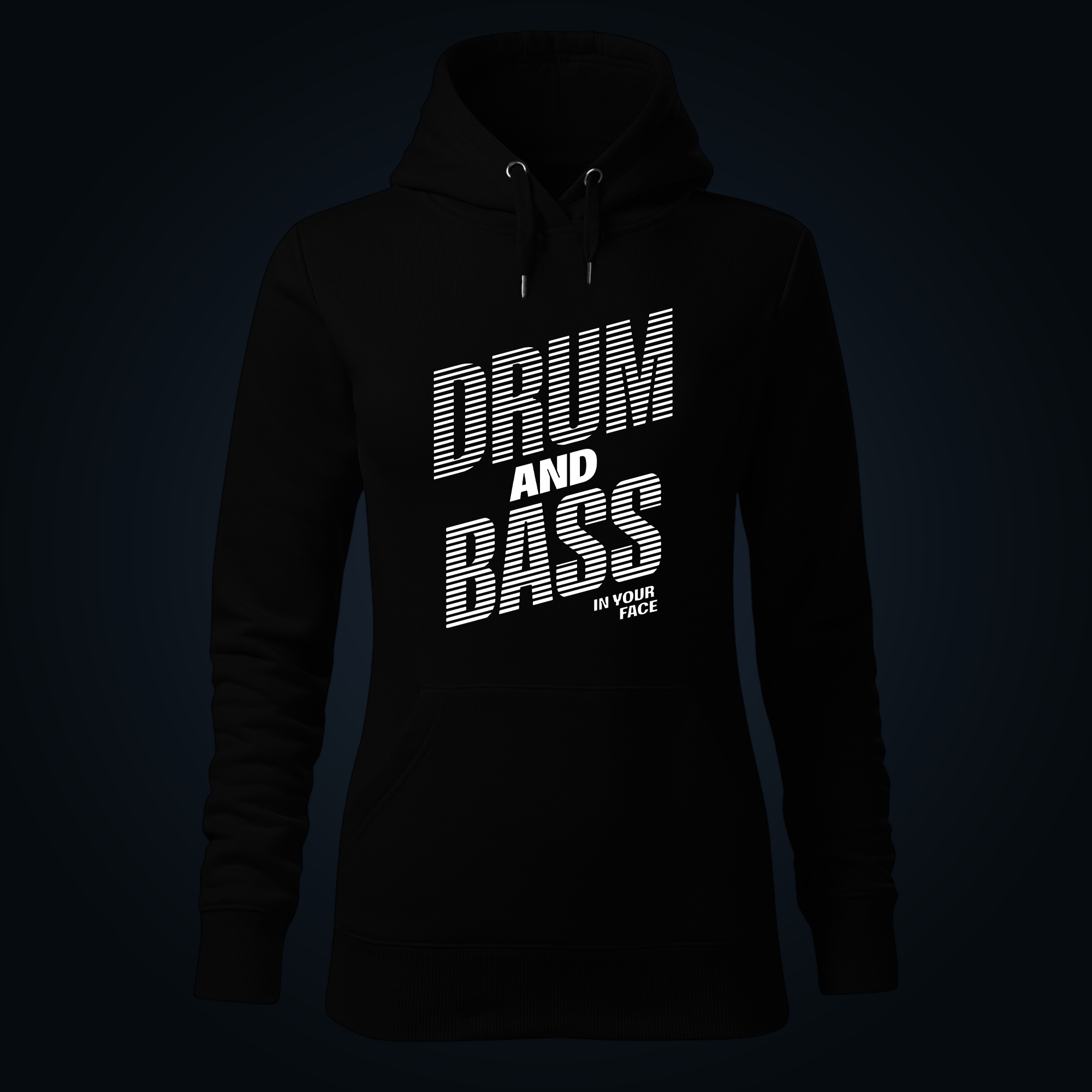DRUM AND BASS women's hoodie - Image 2
