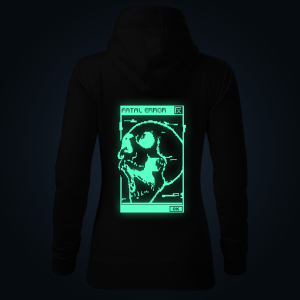 Fatal Error women's hoodie back print