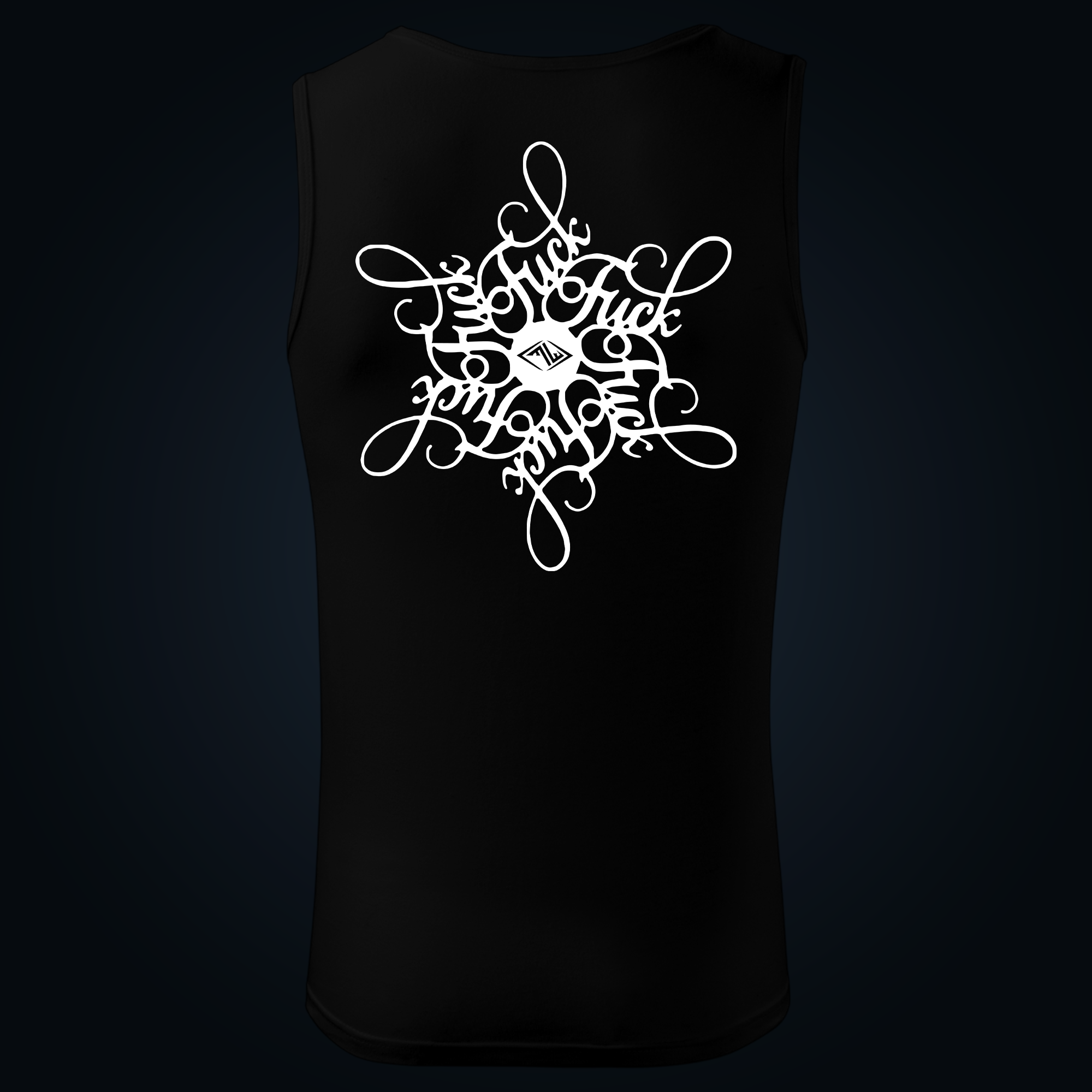 FCK tank top men back print - Image 2