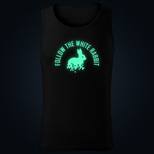 Follow The White Rabbit tank top men