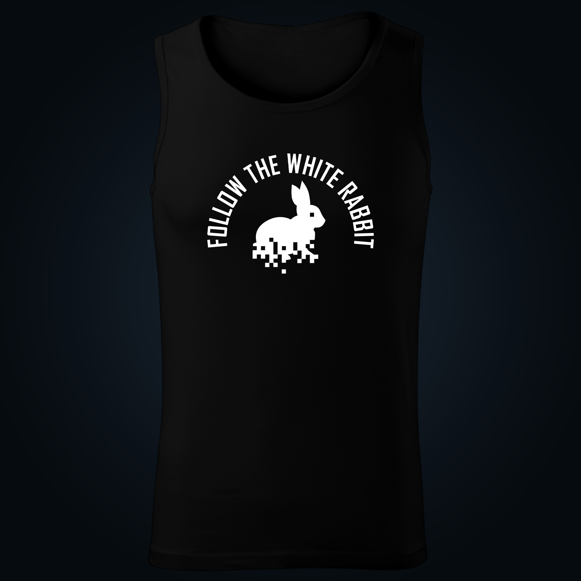 Follow The White Rabbit tank top men - Image 2