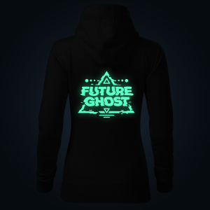 FUTURE GHOST women's hoodie back print