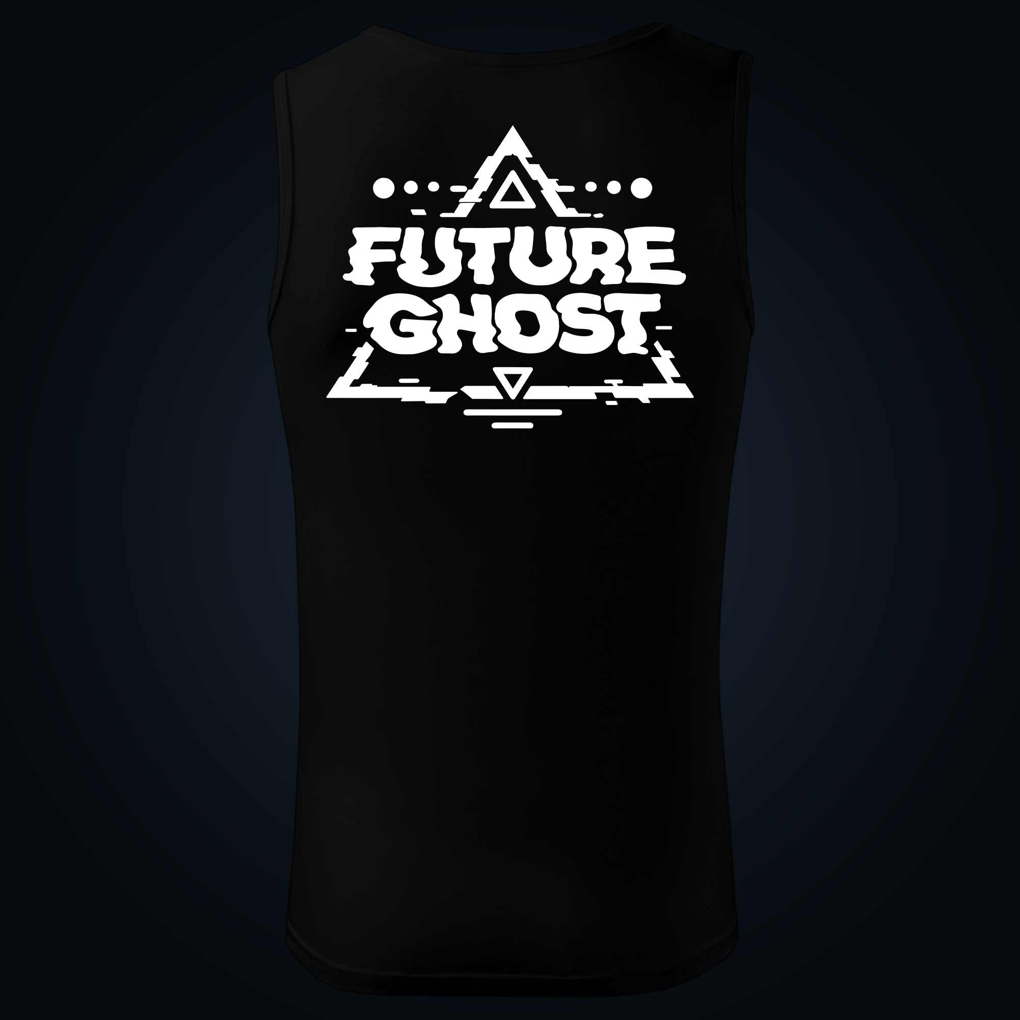 FUTURE GHOST tank top men back print - Image 2