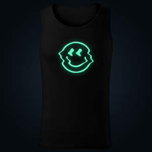 Glitched tank top men